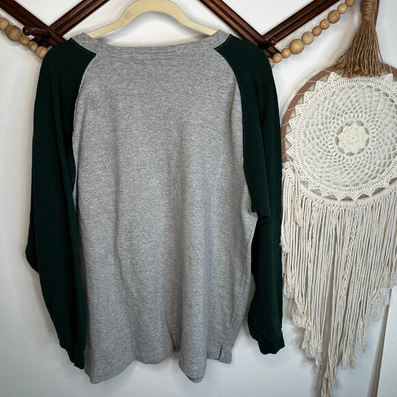 Vintage TNT Miami Hurricanes Long Sleeve Waffle Knit Top - Picture 3 of 5